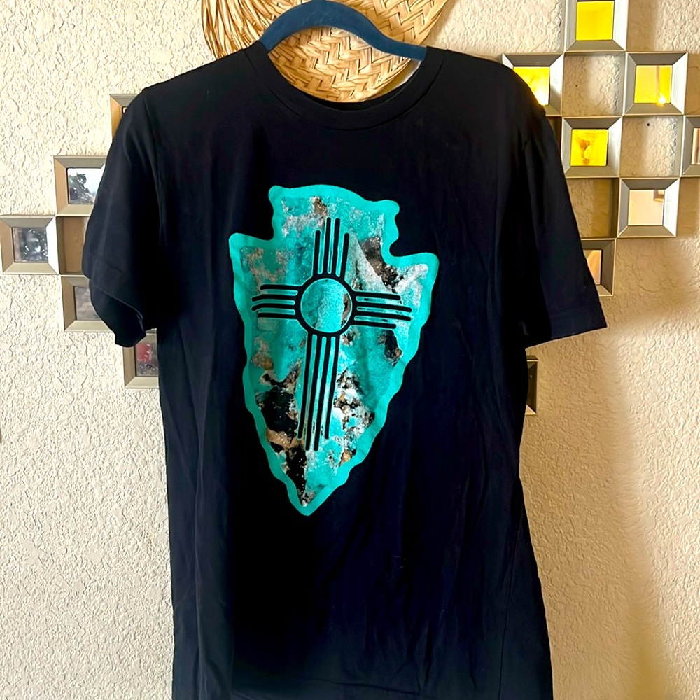 Crazy Train Western Tee Medium